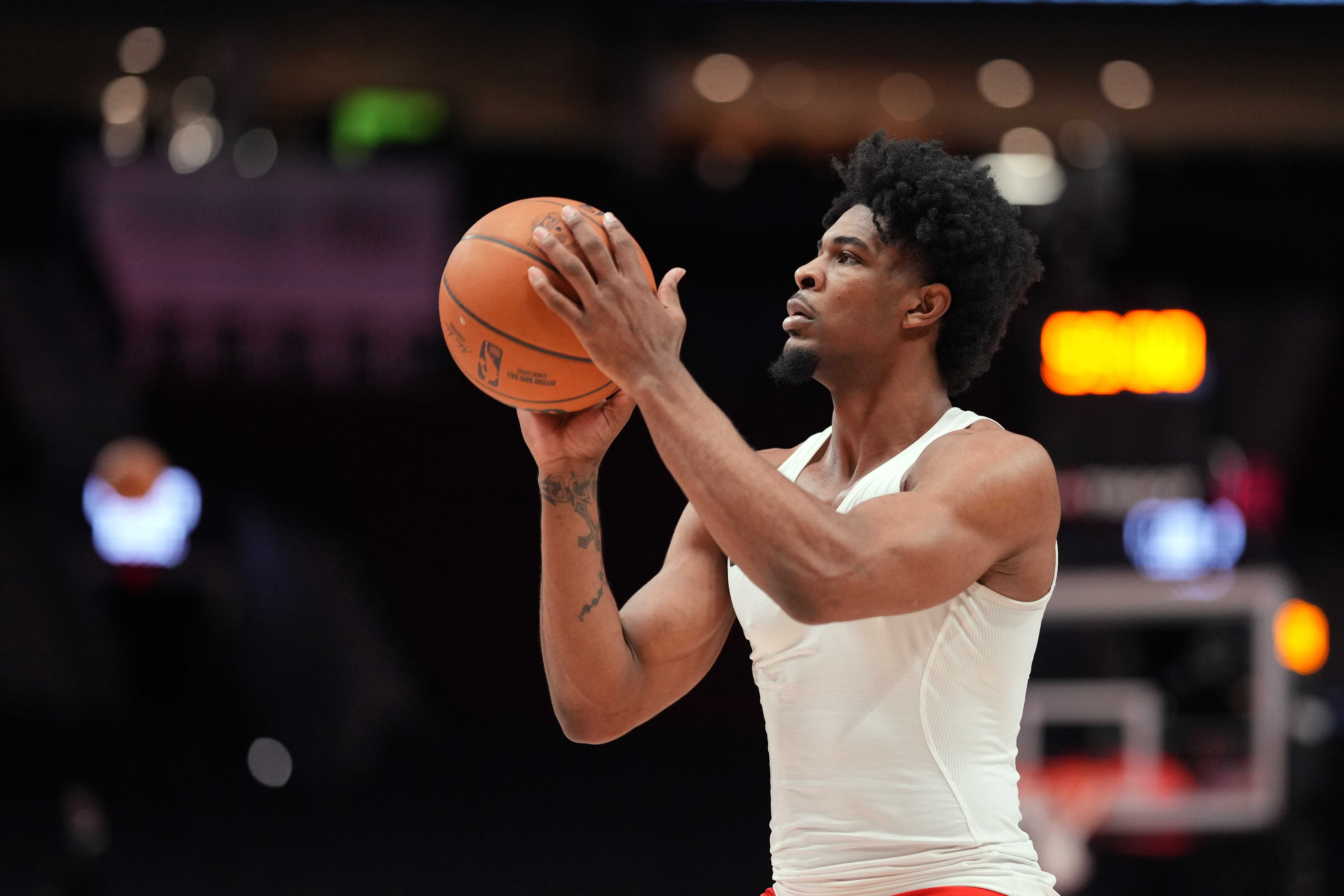 开云平台-复出在即？亨德森：我和杨瀚森、库克进行了三对三训练